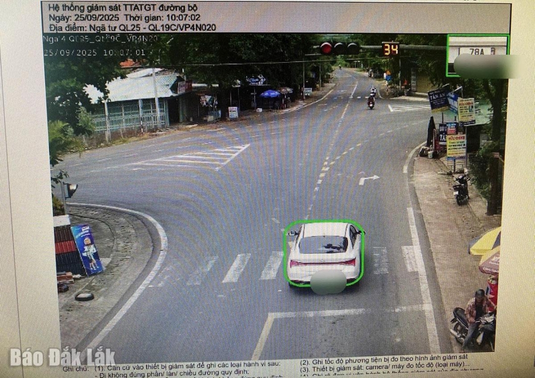 Triển khai hệ thống “Mắt thần” công nghệ AI giám sát giao thông thông minh tại Đắk Lắk